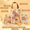 Set de Papelería Capibala Caja de Regalo para Niños Regalo Escolar Cumpleaños de Jardín de Infancia Souvenir para Toda la Clase de Estudiantes de Primaria 1