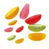 Garrafas de vinho de frutas simuladas em miniatura, brinquedos de comida em miniatura, cola de creme, materiais DIY para casa de bonecas, presilhas de cabelo, componentes de acessórios de cabelo