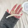 Presilha de Cabelo Grande de Pérola Vintage Estilo Francês Presilha Garra da Moda para a Parte de Trás da Cabeça Acessório de Cabelo Tendência Temperamento Presilha Tubarão