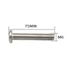 Fábrica fuente hierro galvanizado perno de cabeza plana herrajes para muebles accesorios conector cabeza grande plana cabeza hexagonal tornillo