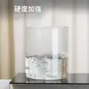 Florero de Vid Adorno Hidropónico para Sala de Estar, Florero Alto Recto Transparente de Lujo para Arreglo Floral de Piso con Bambú y Sauce de Nieve
