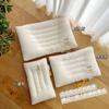 Venta Directa de Almohadas de Bajo Perfil de Algodón 100% de Soja, Núcleos de Almohada Infantiles de Gama Alta, Almohadas Oficiales de Fibra para Adultos, Comercio Mayorista de Fábrica