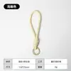 Llavero de Cuerda de Algodón Tejida a Mano Colorida Accesorios DIY Cadena para Teléfono Colgante Simple Versátil Venta al por Mayor en Stock