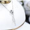 Colar Nuvem Pingente Guarda-chuva Moda Franja Gota d'água Acessórios Diamante Coreano Joker Fábrica Atacado