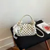 Bolso de Mano Simple de Lunares Estilo Coreano para Mujer, Nuevo Tendencia de Verano 2026, Bolso de Hombro Cruzado de Nicho para Viajes