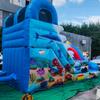 Tobogán Acuático Inflable Equipo de Juego Acuático para Niños Exterior Antideslizante PVC Engrosado Evento Comercial Equipo de Instalación Rápida Venta al por Mayor