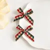 Em Estoque Fita de Laço Xadrez Vermelho 6mm Artesanato DIY Feito à Mão Flor Decorativa Laço de Fita Acessórios para Vestuário