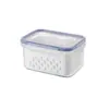 Caixa de Armazenamento Plástica Transparente de Grau Alimentício com Tampa Retangular para Geladeira Caixa de Armazenamento Plástica Selada Especial para Uso Doméstico