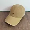 Boné estilo baseball com aba reta unisex estilo coreano bordado com logo R que rejuvenesce estilo acadêmico aba macia algodão lavado casual para estudantes versátil