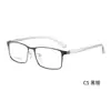 Armazón de Aleación de Alta Gama Full-Frame para Hombres de Negocios con Rostro Grande Marco de Acero Se Puede Equipar con Lentes para Miopía y Lectura Fabricante Venta al por Mayor