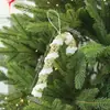 Decoraciones Creativas Navideñas Transfronterizas Colgantes de Caramelo de Bastón de Espuma Lazos de Paleta Navideña Adornos de Bolas Navideñas