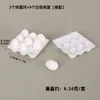 Escena de Cocina en Miniatura para Casa de Muñecas Transfronteriza Alimentos y Accesorios de Juego Mini Bandeja de Huevos Modelo Set de 11 Piezas