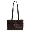 Bolso de Mano Retro de Gran Capacidad para Mujer 2025 Nuevo Moda Estampado de Leopardo Bolso de Hombro Bajo Brazo Bolso Tote de Hombro para Viajes