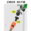 Adaptador de junta de pezón de manguera de tubería de agua de 6 minutos 4 minutos adaptador de dos vías de tubo de cuero colección de accesorios de junta giratoria reductor