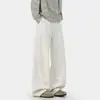 Outono de 2026 Novo Calça Longa Casual Solta Tamanho Plus para Homens 100% Fibra de Poliéster - Tecido Sarja 275g