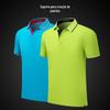 Camisa Polo de Algodão com Manga Curta e Gola, Uniforme de Trabalho para Loja de Celulares, Uniforme de Trabalho Personalizado com Logo Bordado e Texto