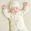 Ropa para Bebé Recién Nacido Primavera y Otoño Nacimiento Delgada Algodón Monje 0 Ropa Interior Marzo Ropa de Otoño para Bebé Recién Nacido Top de una Pieza