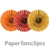 Decoración de Fiesta de Acción de Gracias Transfronteriza: Abanicos de Papel, Bolas de Flores de Papel, Bolas de Panal, Bolas de Linterna, Calabazas, Pavos, Adornos Colgantes de Hoja de Arce