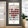 Enquadramento de foto de casamento montado na parede moldura de foto borda estreita personalizado estúdio cabeceira foto de casamento retrato de família crianças 3648