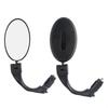 DRCKHROS Espejo Retrovisor para Bicicleta espejo convexo plegable redondo espejo de marco grande universal para ciclismo