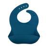 Babador grande transfronteiriço recém-nascido silicone babador fácil de limpar suprimentos para bebês babador à prova d'água
