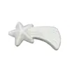 Espuma 15.7cm Forma de Meteoro Poliestireno Eps Decoración Navideña Hecho a Mano DIY Accesorios Juguete Espuma Blanco Embrión Joven