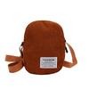 2023 nuevo bolso de terciopelo para mujer pequeño fresco estilo extranjero suave chica compras cambio bolsa para teléfono móvil simple moda hombro Bolso de mujer