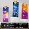 Trofeo de Cristal con Impresión de Color Creativa, Medalla Personalizada de Estrella de Cinco Puntas, Premio de Vidrio para Empleados Destacados, Recuerdo de Reunión Anual