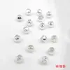 Contas a laser banhadas a ouro com alta retenção de cor, contas espaçadoras facetadas sólidas, contas soltas para pulseiras e colares de miçangas, contas disco, acessórios DIY