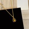 Nuevo Collar Colgante de Diamante Folu Valiente de la Suerte estilo Chino para Mujer Lujo Ligero Elegante Moda Versátil Cadena de Lana