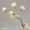 Flores artificiales, rosas de burbuja, rosas de borde quemado, flores de borde rizado, accesorios de decoración de bodas, flores falsas, arreglos florales decorativos