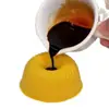 Molde de Silicone Preto para Pudim com Rosca, Formato de Cupcake, Doce, Gelatina, Bolo, Mousse, Saia - Molde para Pudim