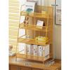 Estante de Mesa Organizador de Mesa Prateleira de Armazenamento Multicamadas Prateleira em Camadas para Mesa de Escritório Estante de Armazenamento para Mesa de Escritório de Dormitório de Estudante