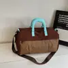 Bolsa Deportiva Fitness Transfronteriza, Bolsa de Viaje de Gran Capacidad con Separación Seco y Húmedo, Bolso de Mano Ligero para Mujer, Bolsa de Equipaje de Viaje