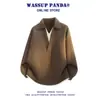 Malha estilo Old Money, nova coleção outono/inverno, suéter cardigã masculino, moderno e estiloso, com gola lapela, estilo casual e preppy
