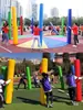 Accesorios Inflables para Juegos Deportivos Divertidos, Juegos de Saltar entre Árboles, Actividades Escolares y Juegos de Integración de Equipos Empresariales