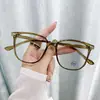 Nuevas gafas de moda anti luz azul gafas para adelgazar cara grande transmisión en vivo de celebridad de internet marco de gafas cuadradas para miopía ya graduadas