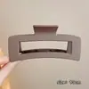 Pinza para el pelo grande y moderna para mujer, elegante y sofisticada, pinza para el pelo exquisita, pinza de tiburón simple para primavera-verano