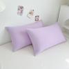 Ventas Directas de Fabricante Transfronterizas Sala de Muestras Multicolor Hotel Casa de Huéspedes Algodón Lavado Fundas de Almohada Lisas Simples Par Dormitorio Estudiantil