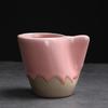 Taza de café de cerámica creativa, taza de concentrado de gres retro, taza de té de la tarde de alto valor de color, taza de café con leche estilo ins, taza medieval