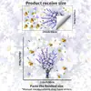 Xino Jdt-A533 Adesivo de Janela Estático de Abelha Lavanda Fresca, Sem Cola, Impermeável, Adesivo de Vidro para Decoração de Janela de Quarto