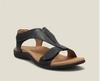 Sitio Independiente Wish Sandalias para Mujer Tallas Grandes Comercio Exterior Retro Suela Gruesa Velcro Exteriores Casuales Slip-On Sandalias de Playa para Mujer