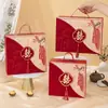 Nueva Caja de Souvenir de Terciopelo Chino Caja de Dulces para Boda Compromiso Caja de Regalo de Agradecimiento para Invitados Damas de Honor Caja de Empaque Caja Vacía