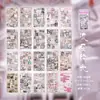 Livro de Adesivos Cortados da Série Jardim Inorgânico Yuxian Estilo Vintage Material para Diário, Cartão Traseiro de Celular Decoração DIY Colagem