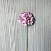 Nueva Hortensia Artificial de Una Sola Capa para Decoración de Salón de Ceremonias de Boda, Adorno Decorativo Suave para Interiores y Exteriores, Flor de Hortensia Decorativa