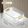 Caja de Almacenamiento para Cosméticos Tocador de Escritorio Organizador de Labiales Mascarillas para el Cuidado de la Piel Bandeja para Artículos Varios de Escritorio Acabado de Almacenamiento de Lujo Ligero