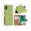 Funda tipo cartera con soporte para tarjetas antirrobo de piel de vaca de primera capa, cubierta completa de cuero universal para la serie GalaxyS22S23
