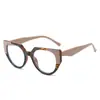 Gafas de Moda con Montura de Mariposa, Bloqueo de Color, Sin Graduación para Mujer, Estilo Callejero Casual Elegante, Gafas Adelgazantes con Filtro de Luz Azul para Hombre