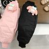 Pantalones de Algodón de Dibujos Animados para Niñas Pantalones de Forro Polar Engrosados para Niños Estilo Invierno Mono Ropa Exterior Acolchada de Tres Capas Invierno Conjunto de Invierno