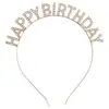Direto da Fábrica festa de aniversário ferro tiara de cabelo digital bolo plug-in marca senso avançado tiara de strass tiara de cabelo atacado